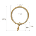 Jaylon Quiet-Glide Curtain Rings Eyelet (Pack of 12)