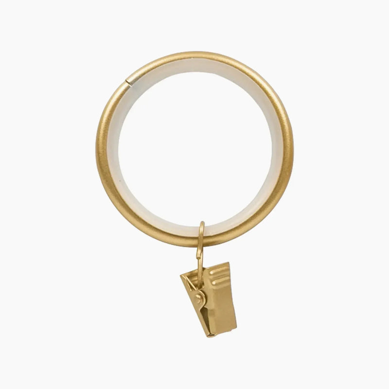 Jaylon Quiet-Glide Curtain Clip Rings (Pack of 12)