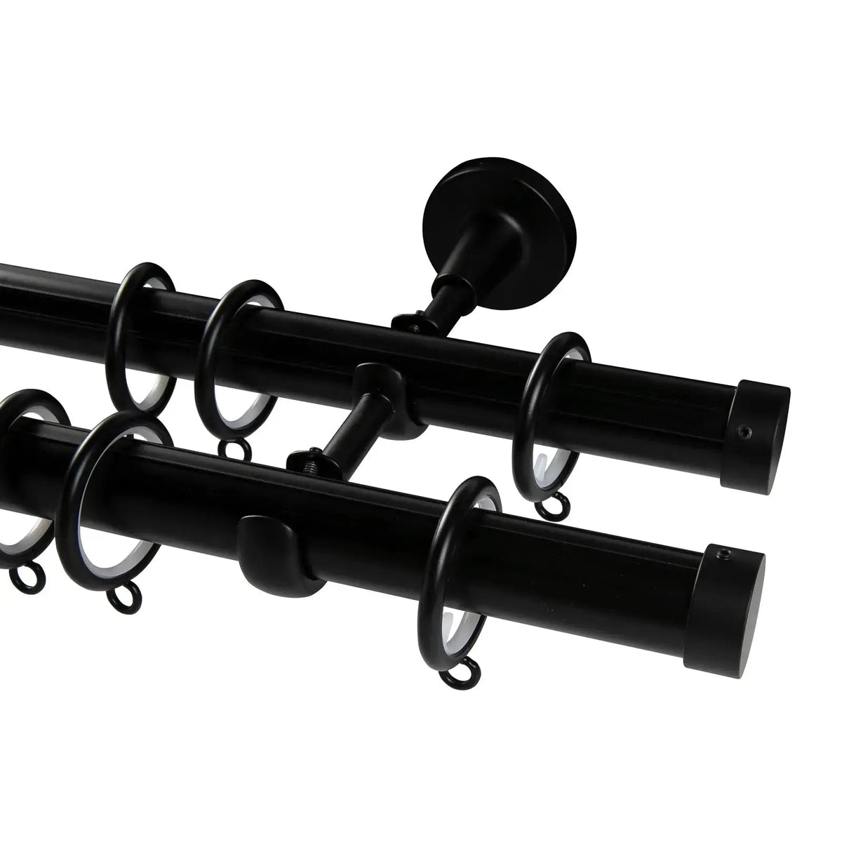 Kelvin Double Window Curtain Rod -TWOPAGES