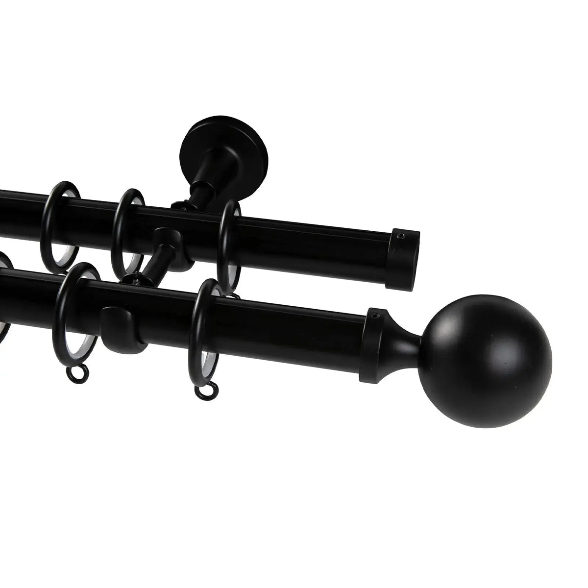 Kelvin Double Window Curtain Rod -TWOPAGES