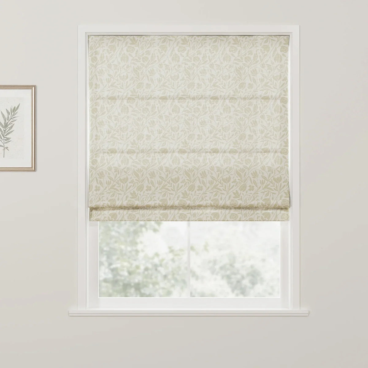 Kate Frost Patterned Cotton Roman Blind Cordless