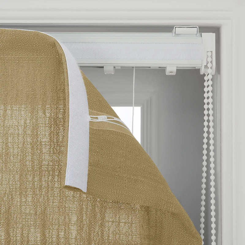 Liz Linen Flat Roman Blind Cord Lift