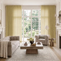 Isabella Cotton S-fold Curtains with Belt Hook - Lora Track