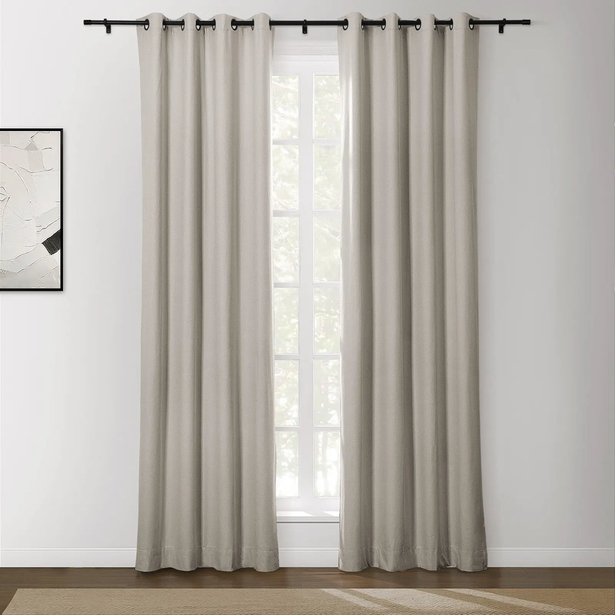 Lila Blockout Eyelet Curtains