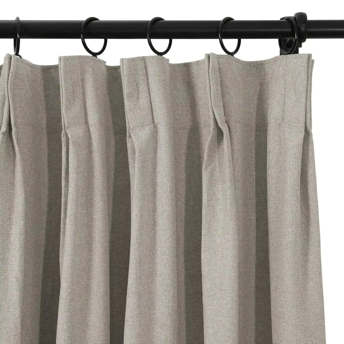 Lila Blockout Pleated Curtains