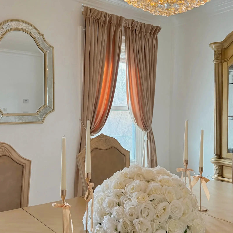 Birkin Velvet Pleated Curtains