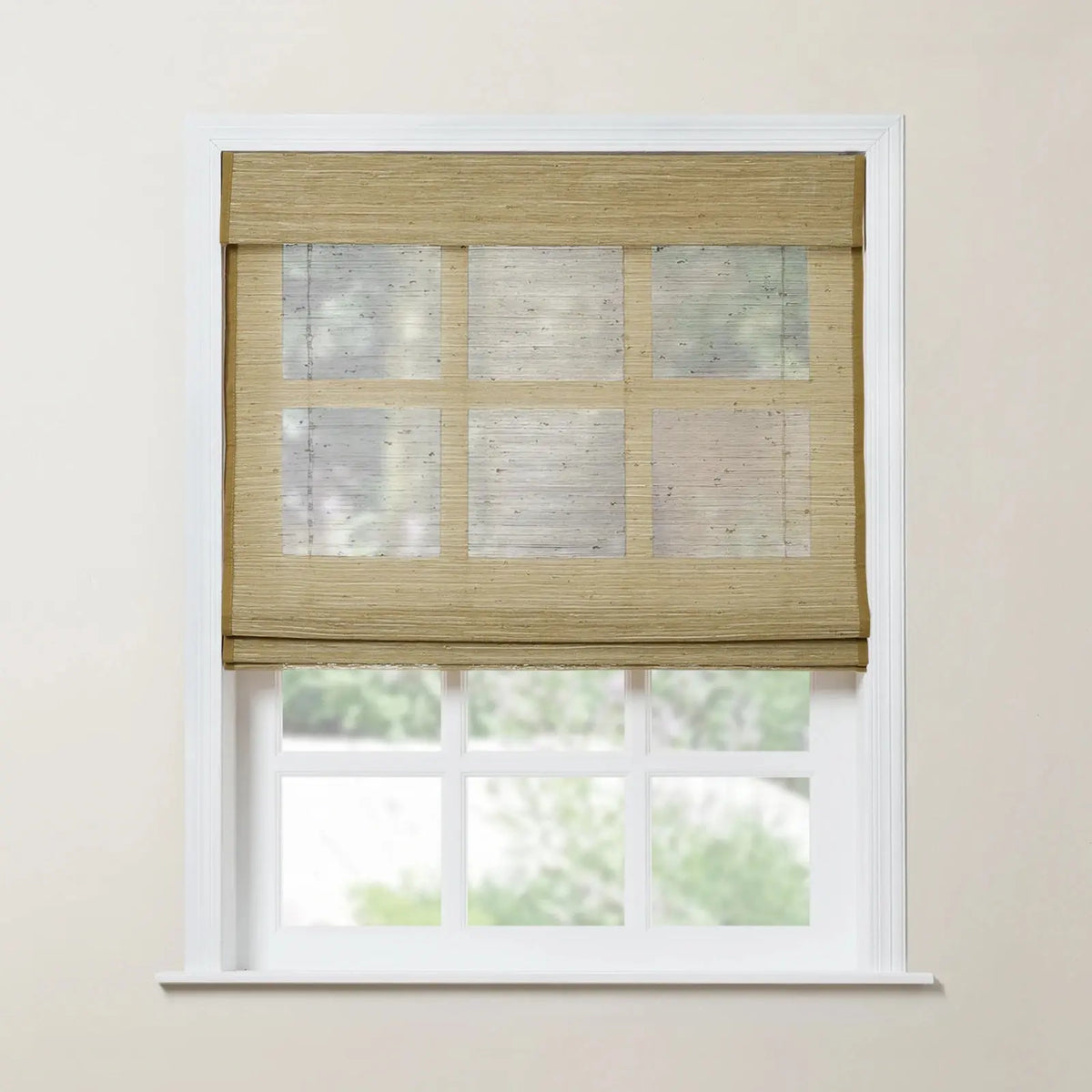 Rae Natural Ramie Bamboo Woven Blinds - Series P