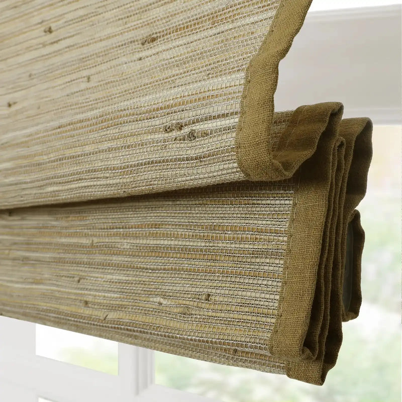 Rae Natural Ramie Bamboo Woven Blinds - Series P