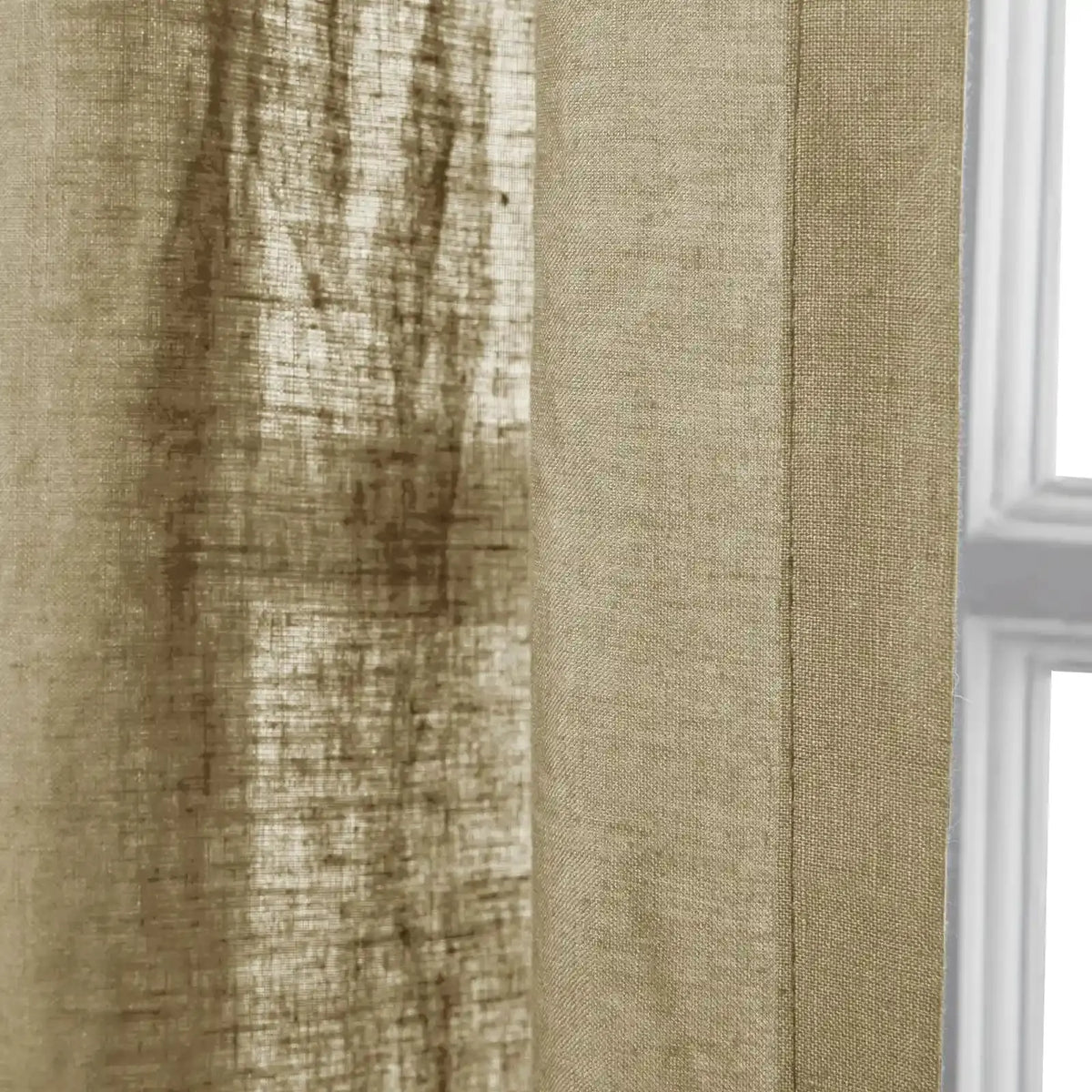Doris Pure Linen Pleated Curtains