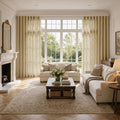 Liz Linen S-fold Curtain with Belt Hook - Lora Track
