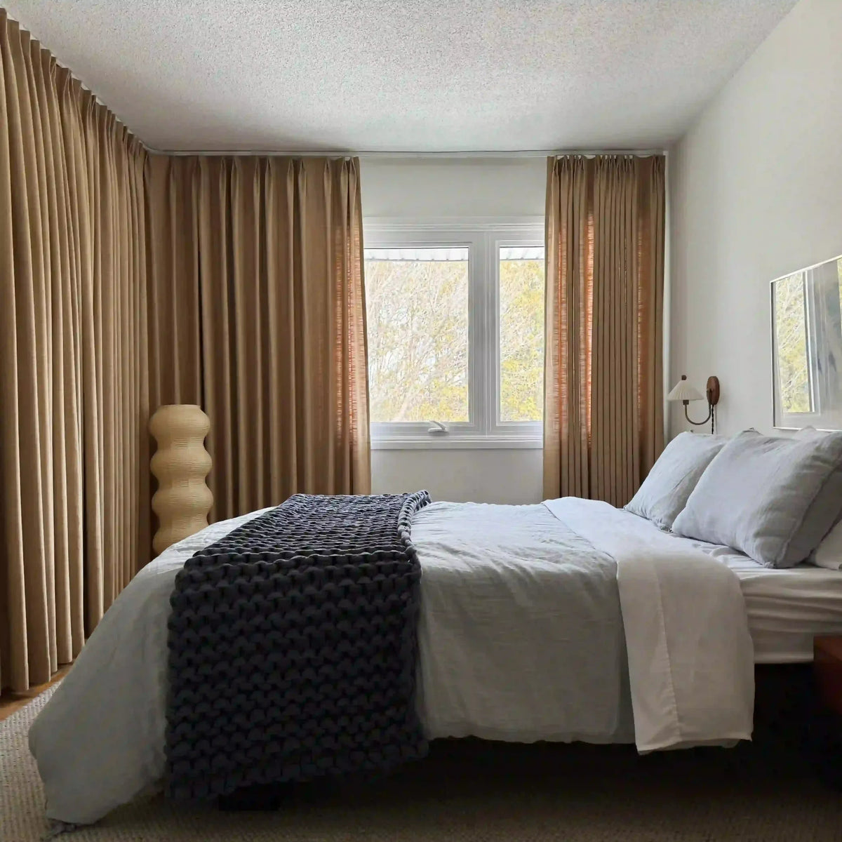 Liz Linen Pleated Curtains