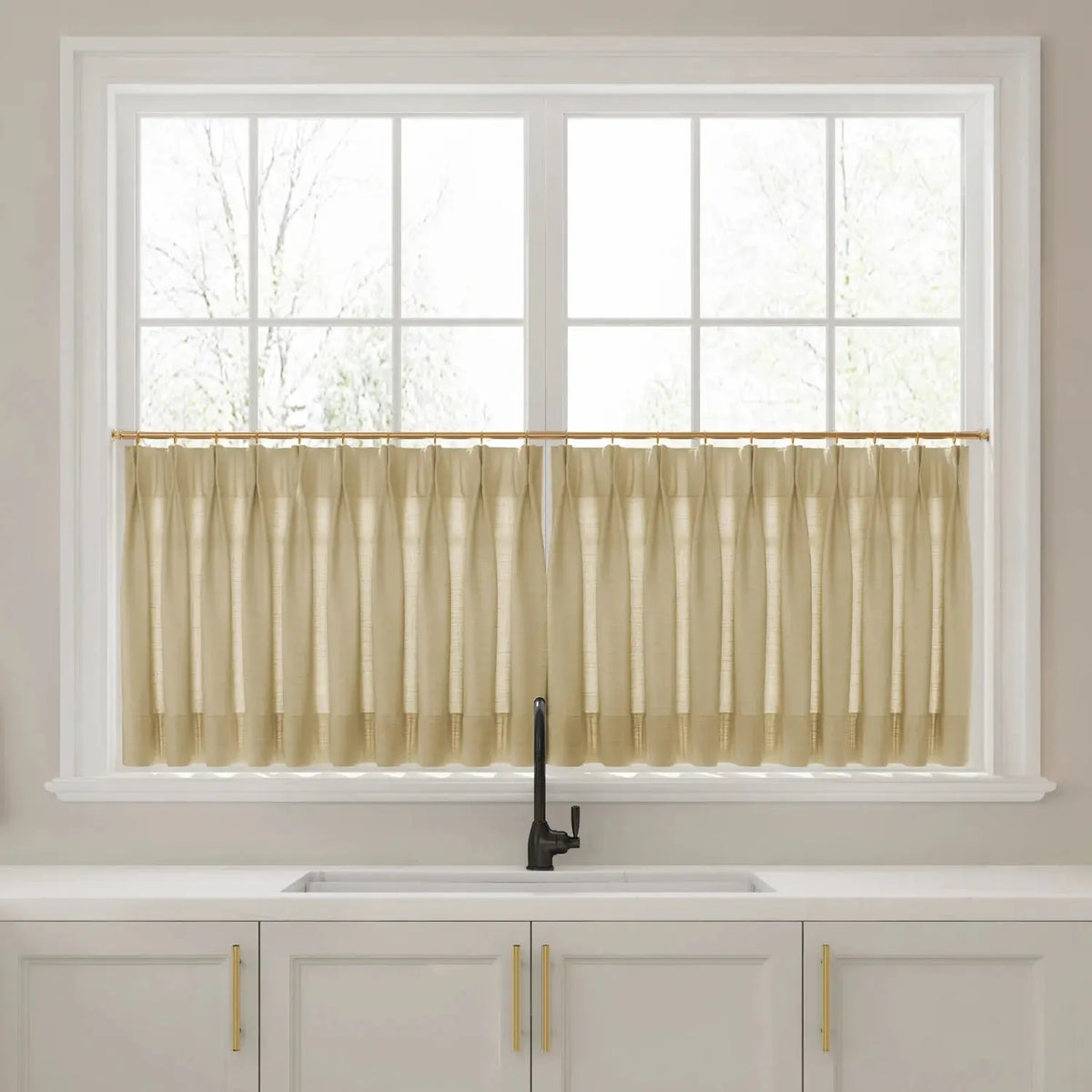 Liz Linen Cafe Curtains