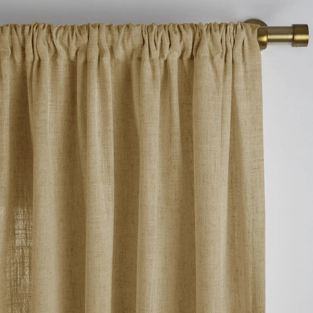 Liz Linen Soft Top Curtains