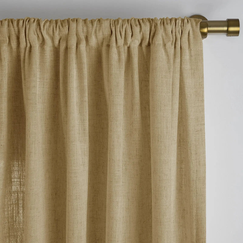 Liz Linen Soft Top Curtains