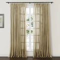 Doris Pure Linen Soft Top Curtains