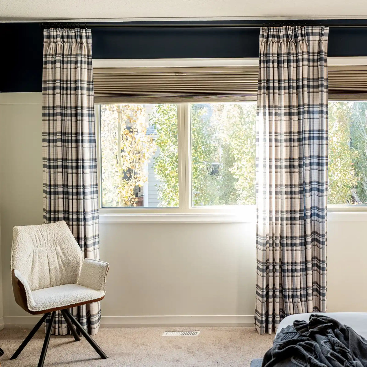 Kim Morrow x TWOPAGES Heritage Printed Cotton Pleated Curtains