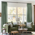 Liz Linen Pleated Curtains
