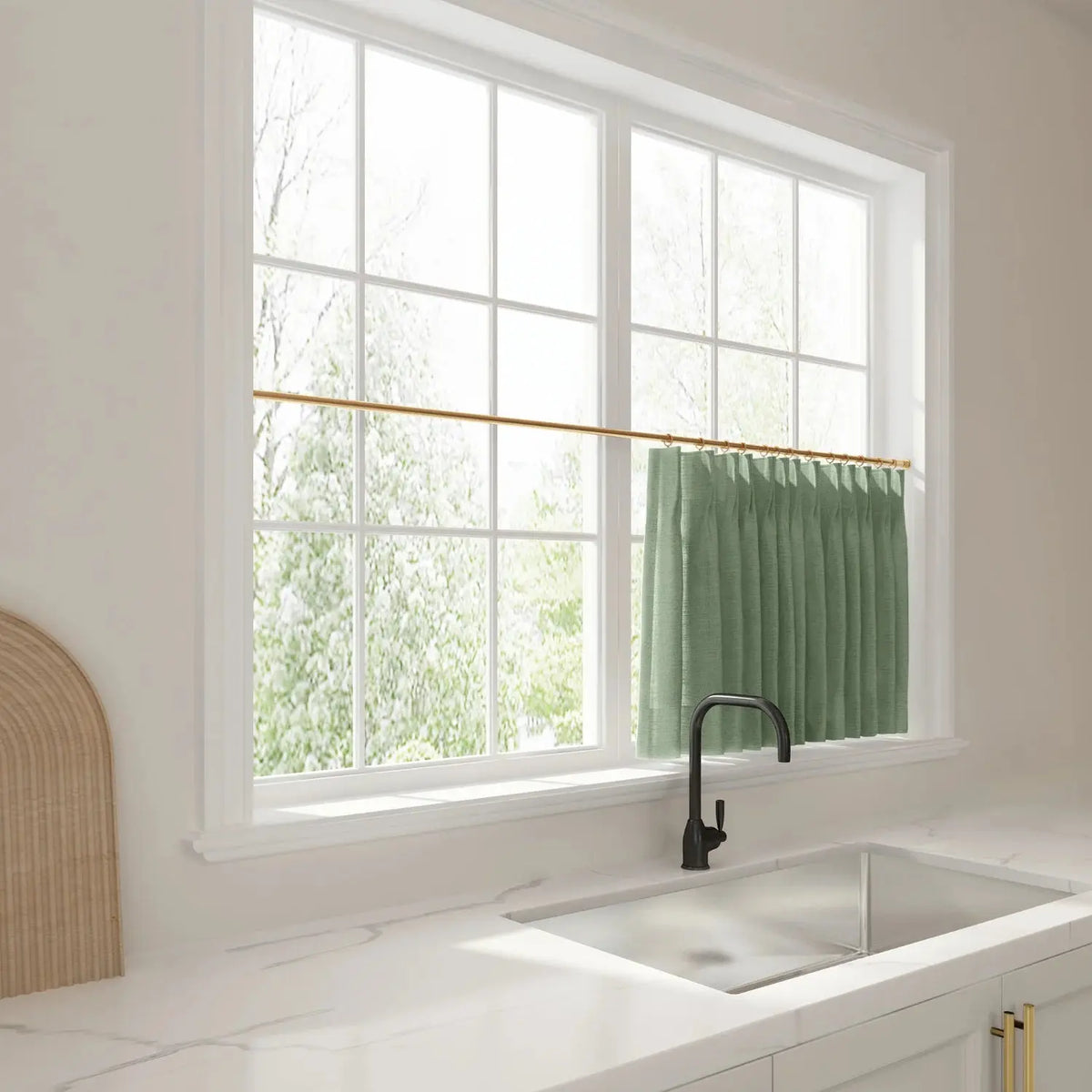 Liz Linen Cafe Curtains