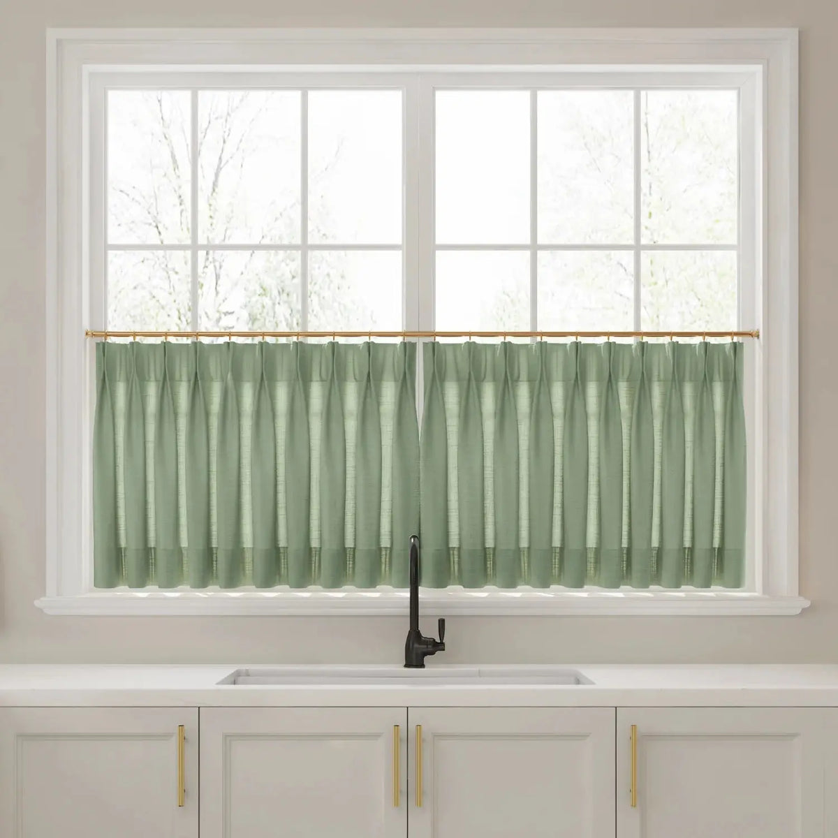 Liz Linen Cafe Curtains