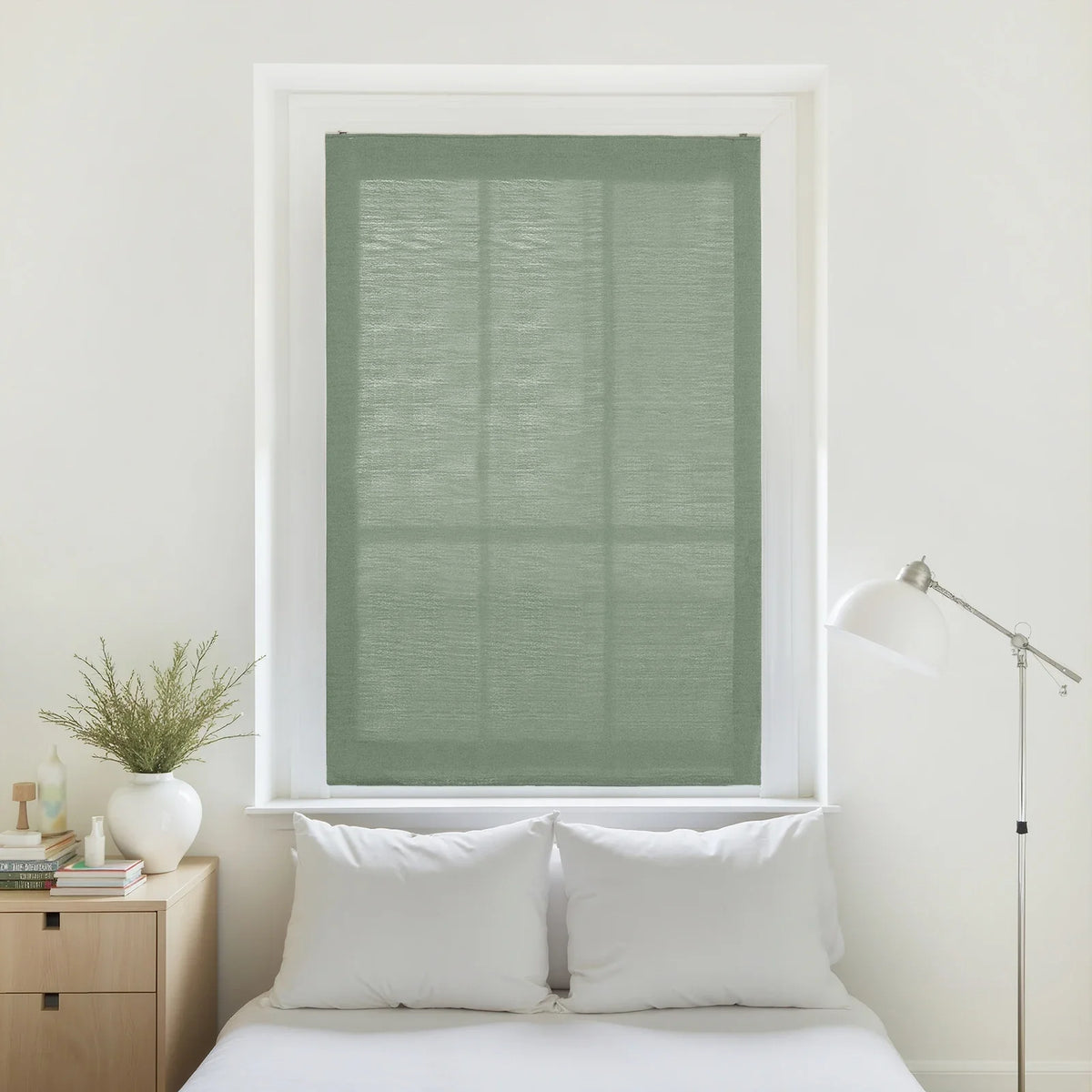 Liz Linen Relaxed Roman Blind Cord Lift
