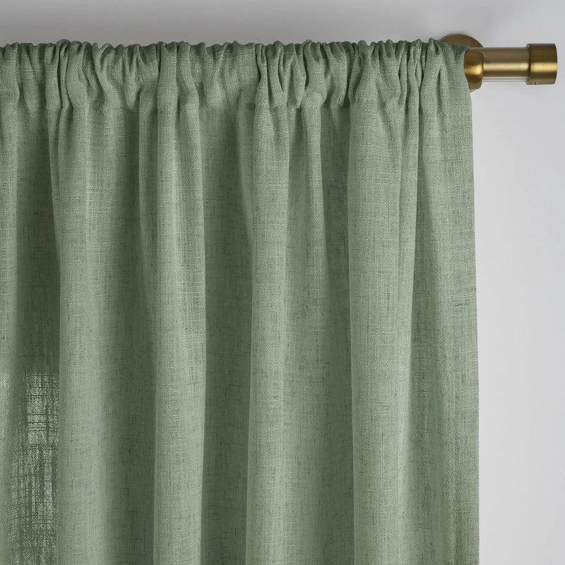 Liz Linen Soft Top Curtains