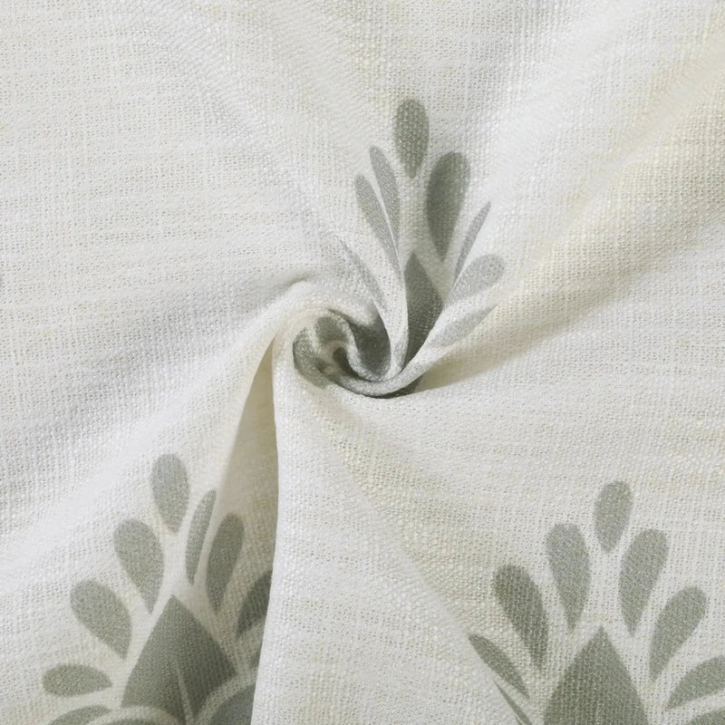 Stefana Silber x TWOPAGES Graphic Printed Linen Blend Pleated Curtains