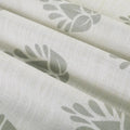Stefana Silber x TWOPAGES Graphic Printed Linen Pleated Cafe Curtains