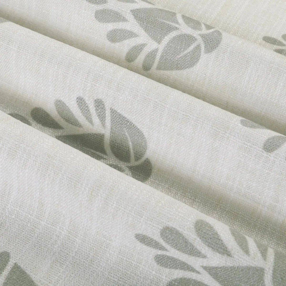 Stefana Silber x TWOPAGES Graphic Printed Linen Pleated Cafe Curtains