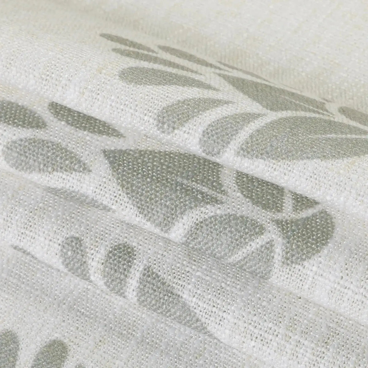 Stefana Silber x TWOPAGES Graphic Printed Linen Pleated Cafe Curtains