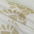Stefana Silber x TWOPAGES Graphic Printed Linen Pleated Cafe Curtains