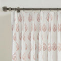 Stefana Silber x TWOPAGES Graphic Printed Linen Blend Pleated Curtains