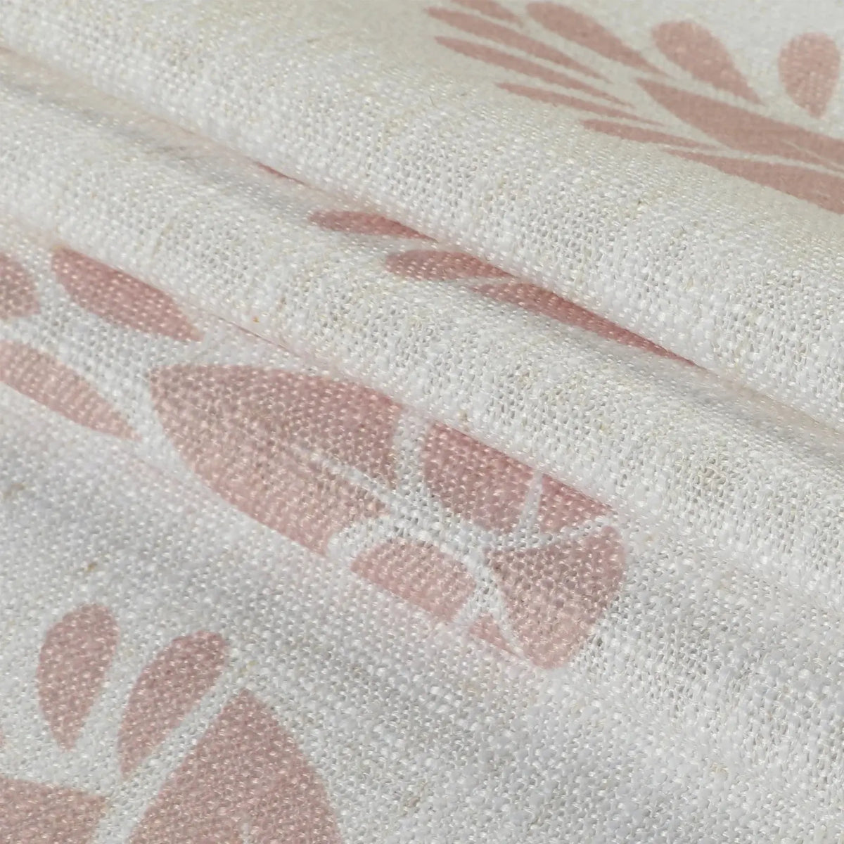 Stefana Silber x TWOPAGES Graphic Printed Linen Blend Pleated Curtains