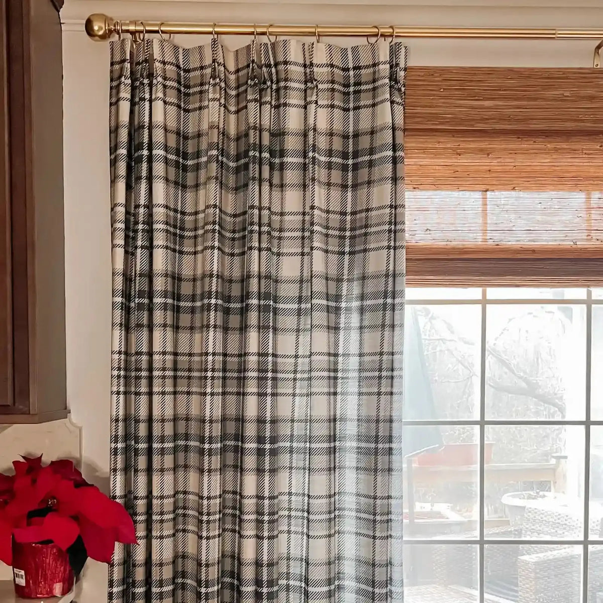 Sara Le x TWOPAGES Vintage Printed Linen Pleated Curtains