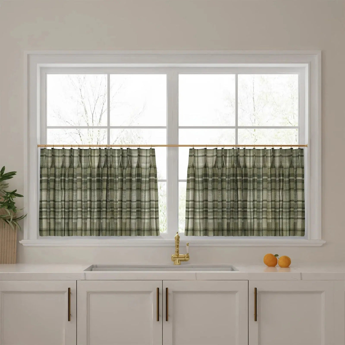 Sara Le x TWOPAGES Vintage Printed Linen Café Curtains