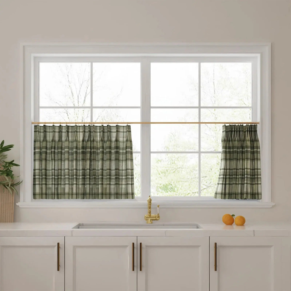 Sara Le x TWOPAGES Vintage Printed Linen Café Curtains