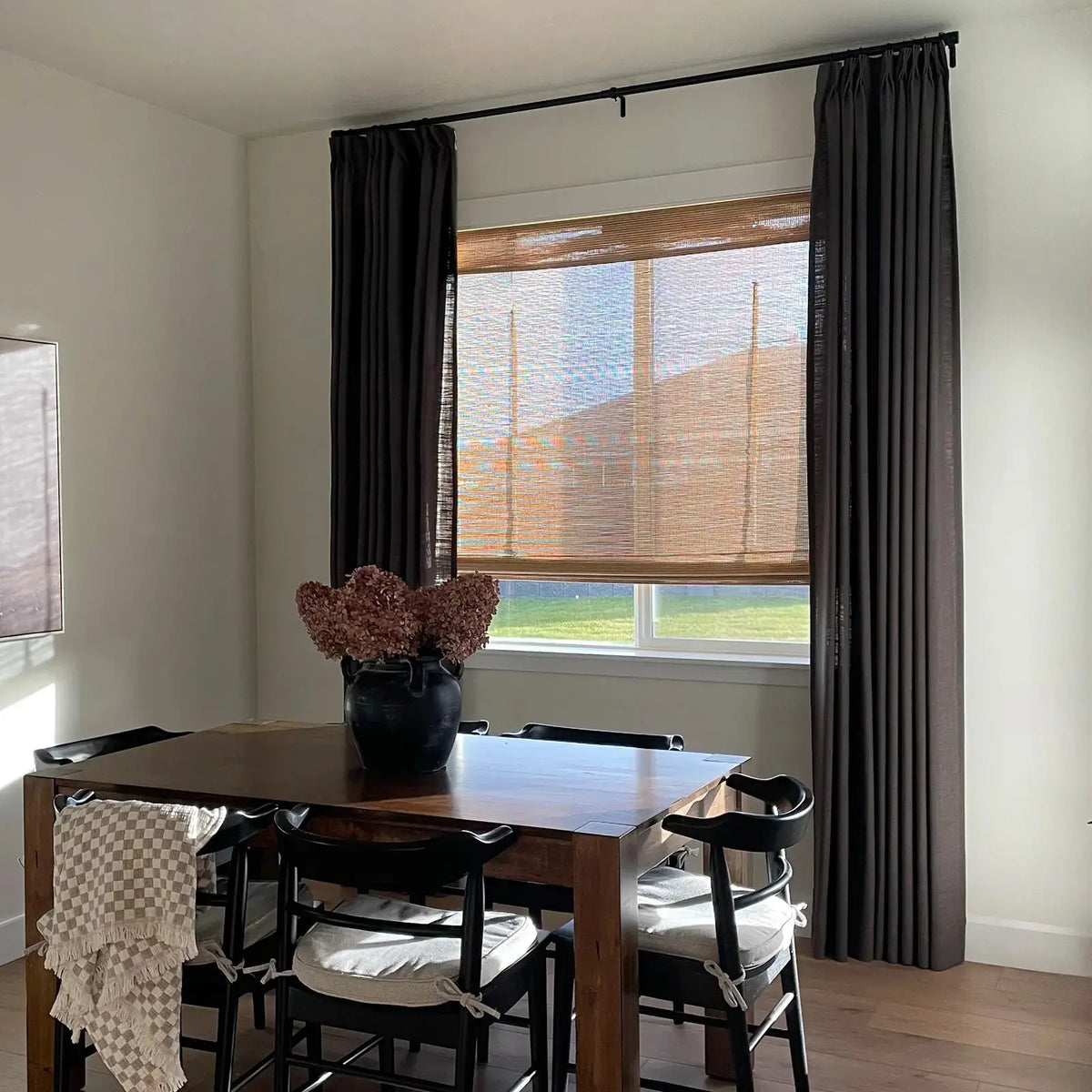 Lay Natural Ramie Bamboo Woven Blind - Beige