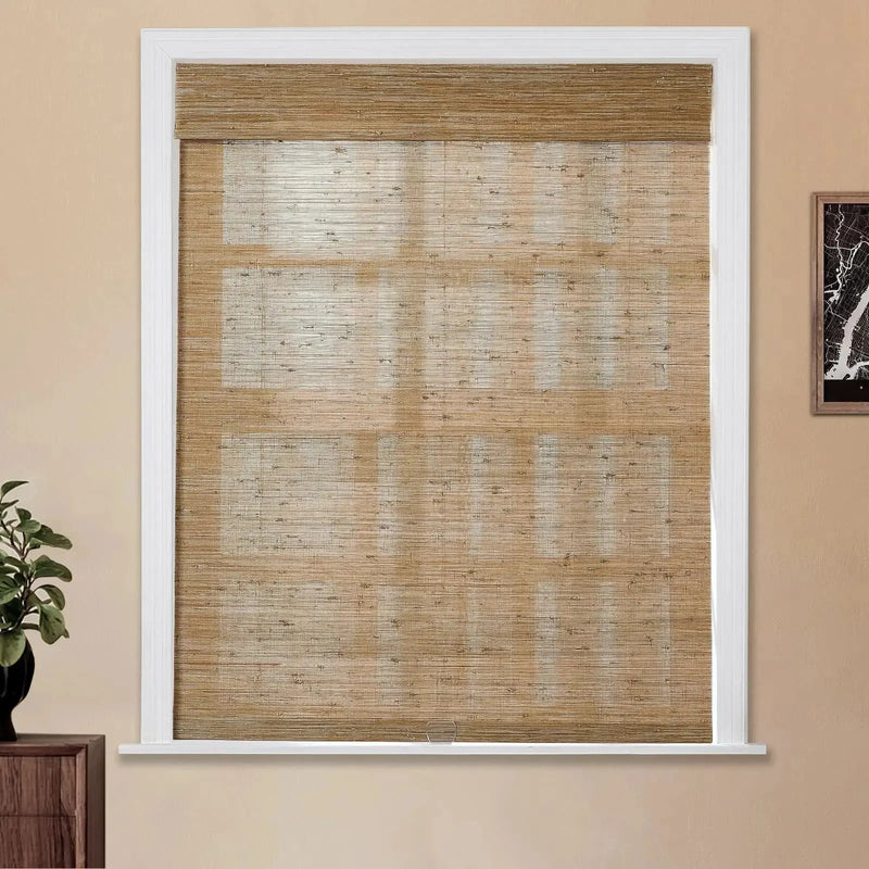 Lay Natural Jute Bamboo Woven Blind - Bark