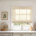 Lay Natural Ramie Bamboo Woven Blind - Cashew