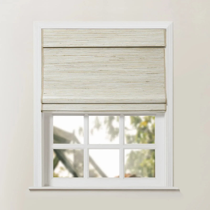 Rae Natural Ramie Jute Woven Wood Blinds - Series D