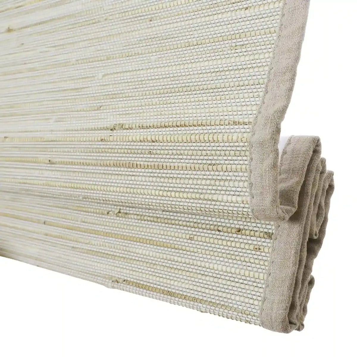 Rae Natural Ramie Jute Woven Wood Blinds - Series D