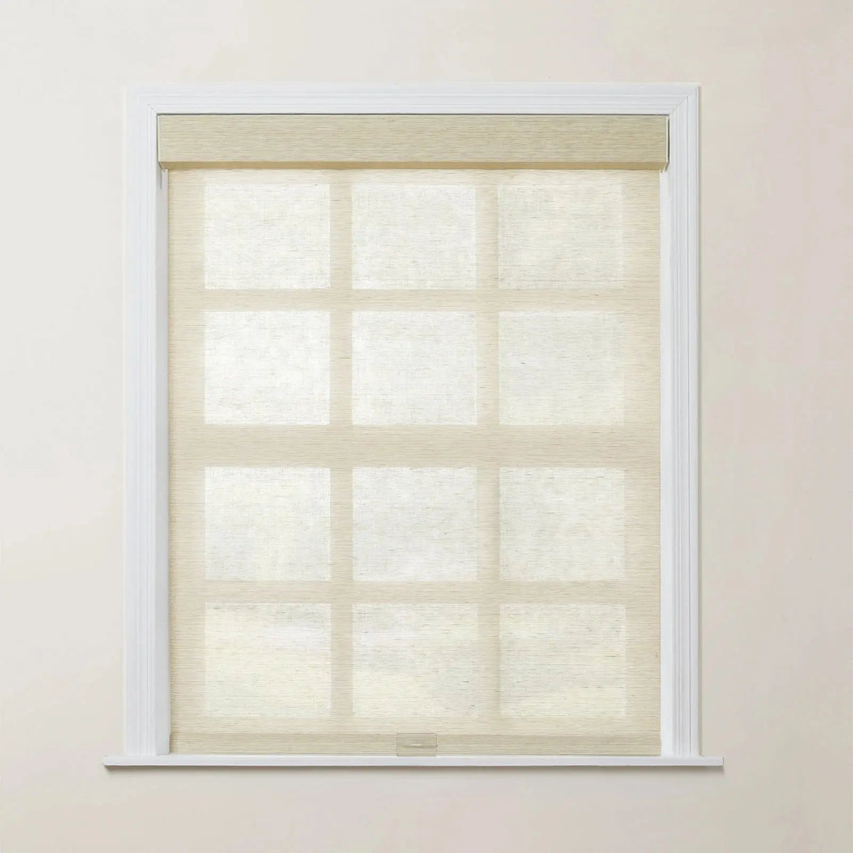 Rae Natural Jute Woven Wood Roller Blinds Cordless