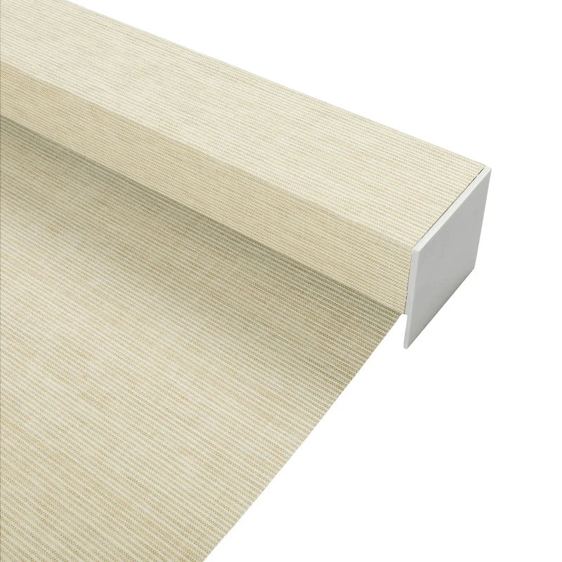 Rae Natural Jute Woven Wood Roller Blinds Cordless