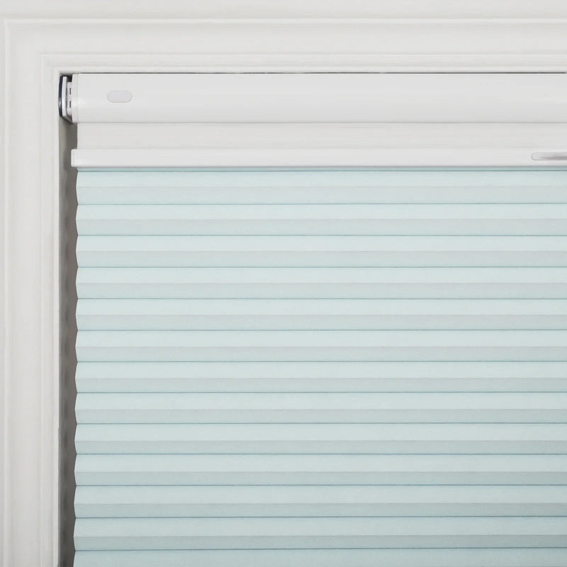 Aura No-Drill Day Night Blockout Cellular Window Blinds Cordless