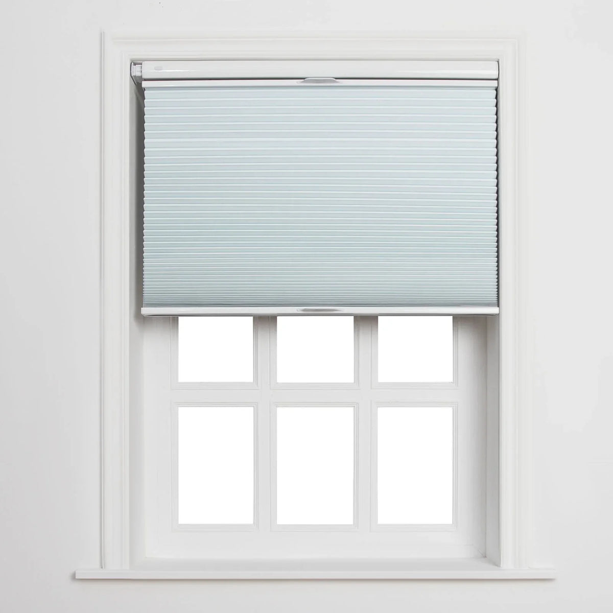 Aura No-Drill Top Down Bottom Up Blockout Cellular Window Blinds Cordless