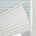 Aura No-Drill Top Down Bottom Up Blockout Cellular Window Blinds Cordless