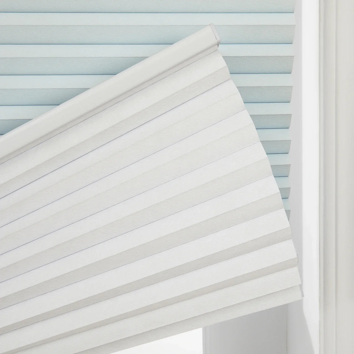 Aura No-Drill Top Down Bottom Up Blockout Cellular Window Blinds Cordless