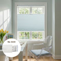 Aura No-Drill Top Down Bottom Up Blockout Cellular Window Blinds Cordless