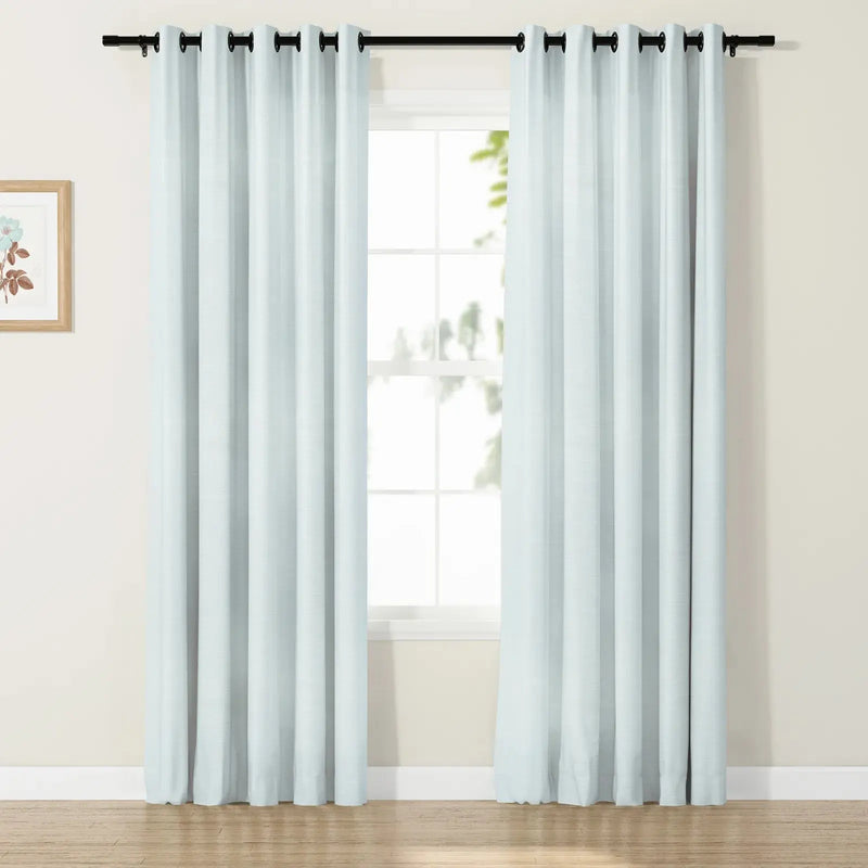 Jawara Textured Linen Cotton Eyelet Curtains