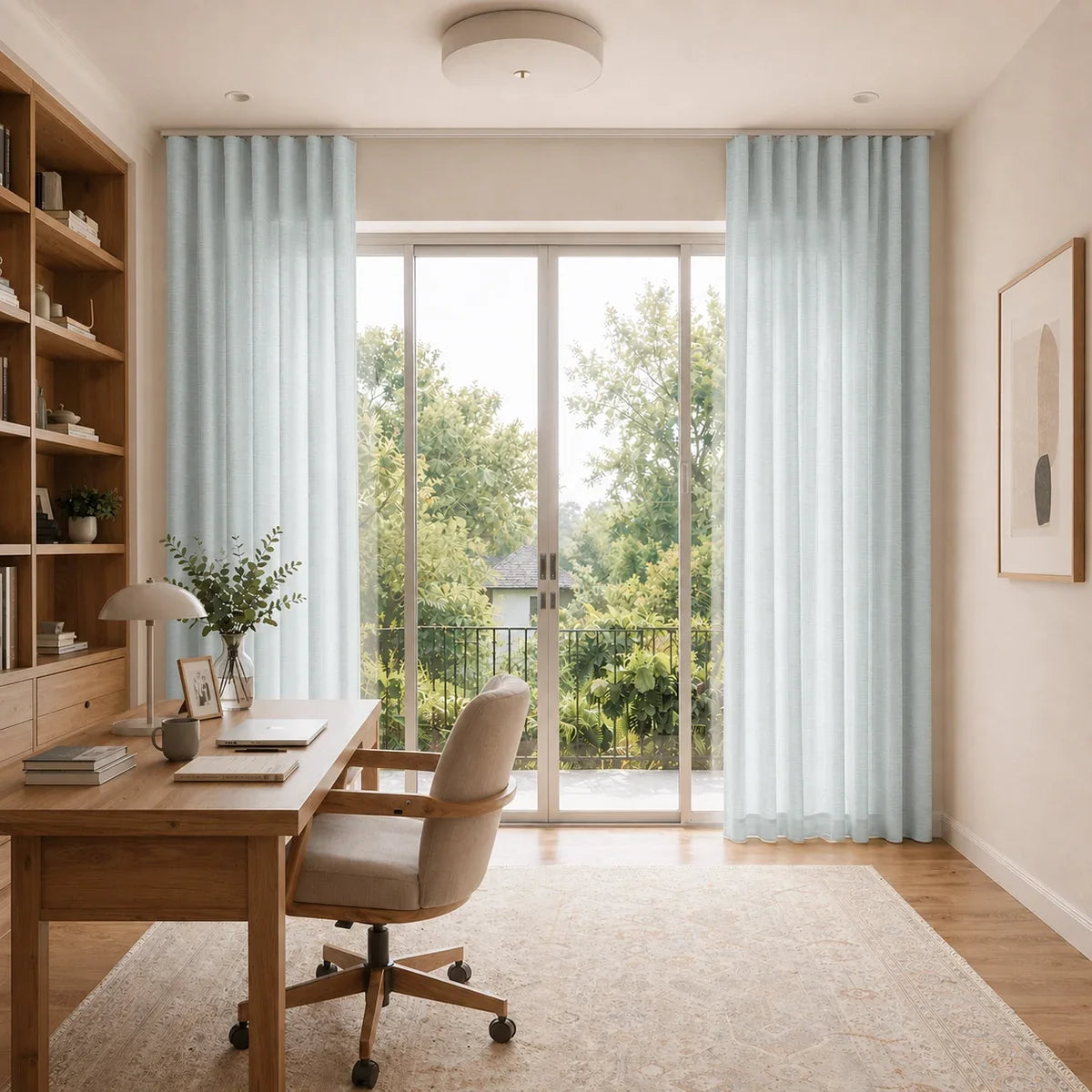 Jawara Linen Cotton S-fold Curtain with Belt Hook - Lora Track