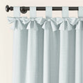 Jawara Textured Linen Cotton Tie Top Curtains